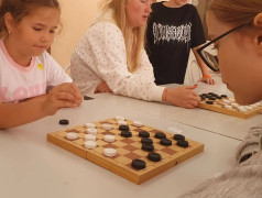 Чемпионат по шашкам в Юном железнодорожнике