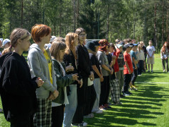 Дети всего нашего лагеря поучаствовали в турнире «Невероятные рекорды Маяка»