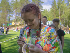 Дети всего нашего лагеря поучаствовали в турнире «Невероятные рекорды Маяка»