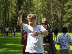 Дети всего нашего лагеря поучаствовали в турнире «Невероятные рекорды Маяка»