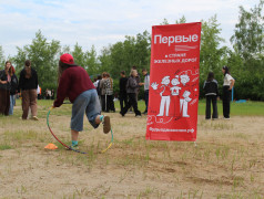Первые в лагере!