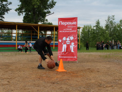 Первые в лагере!