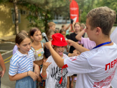 День первых: торжественная линейка в лагере!, ДОЛ "Локомотив"