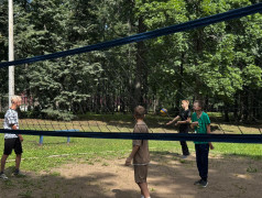 Стартовал кружок по волейболу!