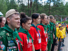 Линейка открытия второй лагерной смены в ДОЛ «Маяк»!
