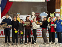 Награждение победителей: герои смены "Мы дети российских железных дорог"! 