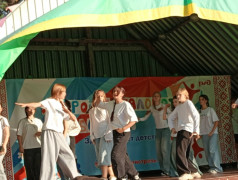 Концерт открытия спартакиады в ДОЛ "Магистраль"