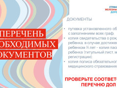 Условия пребывания ребёнка в ЛЗОЛ "Сосновый бор". Родительское собрание