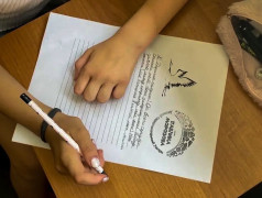 В лагере состоялась акция поддержки &laquo;Письмо солдату&raquo; 