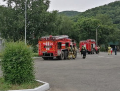 В "Наречном" провели практическое занятие по отработке навыков эвакуации при пожаре