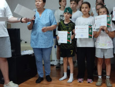 Торжественное закрытие третьей смены лагеря «Надежда»