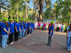 Открытие первой лагерной смены в ДОЛ "Зелёный огонёк"!