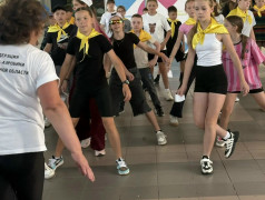 Встречали гостей в Юном железнодорожнике!