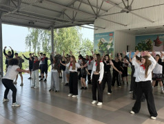 Встречали гостей в Юном железнодорожнике!