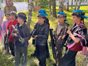 А у нас лазертаг!