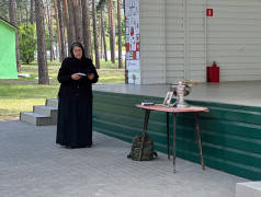 День духовности в ДОЛ &laquo;Ракета&raquo;: служба с отцом Дмитрием