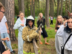 12 июля в ДОЛ "Магистраль" проходила зарница
