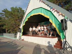 Концерт открытия спартакиады в ДОЛ "Магистраль"