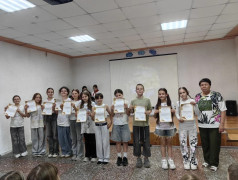 Торжественное закрытие первой смены в лагере &laquo;Надежда&raquo;