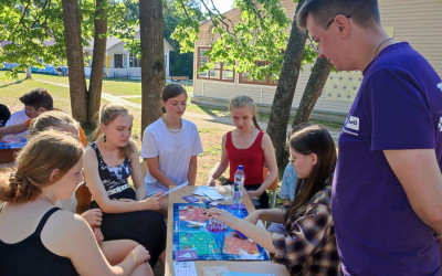 Первая тренировка кавадронавтов