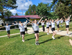 Старт спортивной жизни в лагере ЮЖД! Поехали!  