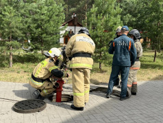 Спасатели рядом: пожарные из Барнаула провели учения в ДОЛ "им.Ю.А. Гагарина"