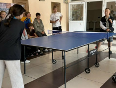 Турнир по настольному теннису в Юном железнодорожнике