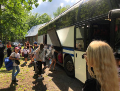 Ура! Ребята сегодня заехали в ДОЛ "Орленок"!