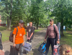 Ура! Ребята сегодня заехали в ДОЛ "Орленок"!