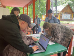 Ура! Ребята сегодня заехали в ДОЛ "Орленок"!