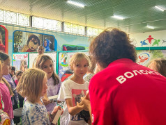 Заместитель главного инженера СКЖД Дмитрий Морозов и представитель Транспортной Прокуратуры пришли в гости в ДОЛ "Зеленый огонек"