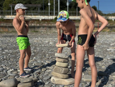 ДОЛ "Экспресс": Мы строили, строили, и наконец…купались!