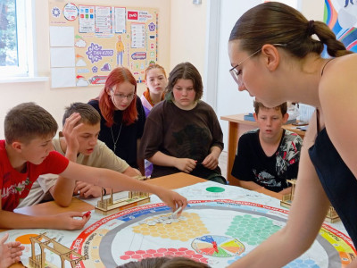 Платформа №7 Наследники железнодорожной славы в лагере "Сосновый бор"