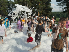 Пенная  вечеринка в ДОЛ "Магистраль"