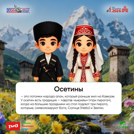 Азбука народов РФ | Осетины
