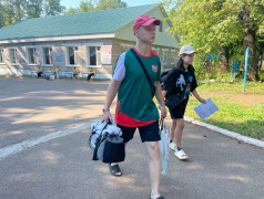 В ДОЛ им.Ю.Гагарина состоялся заезд детей на 2 смену