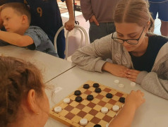 Чемпионат по шашкам в Юном железнодорожнике