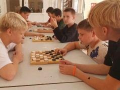 Чемпионат по шашкам в Юном железнодорожнике