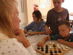 Чемпионат по шашкам в Юном железнодорожнике