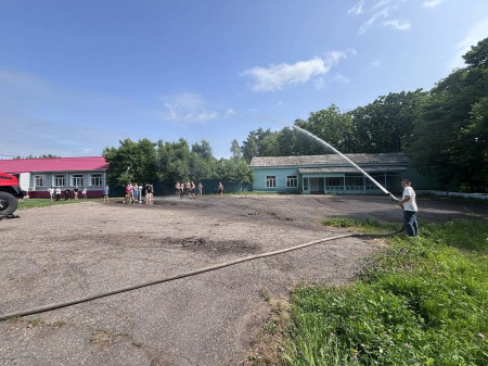 Тревога! В лагере Горького прошла учебная пожарная тренировка!