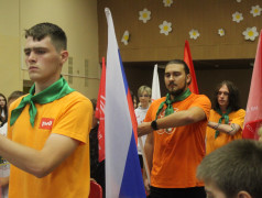 Торжественная линейка открытия 3-й лагерной смены