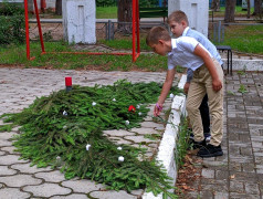 День памяти и скорби прошёл в ДОЛ "Зелёный огонёк".