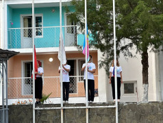 Торжественное закрытие смены в лагере 'Экспресс'